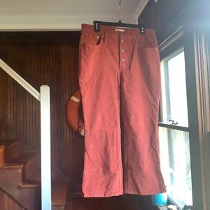 Madewell Cali Demi Boot in corduroy